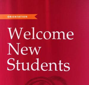 Welcome new students